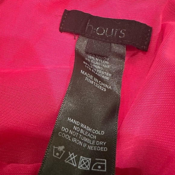 h:ours Lambert Mini Bodycon Dress in Hot Pink size XS - Picture 7 of 9